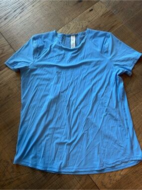 Lululemon Lightweight Running Tee in Light Blue
